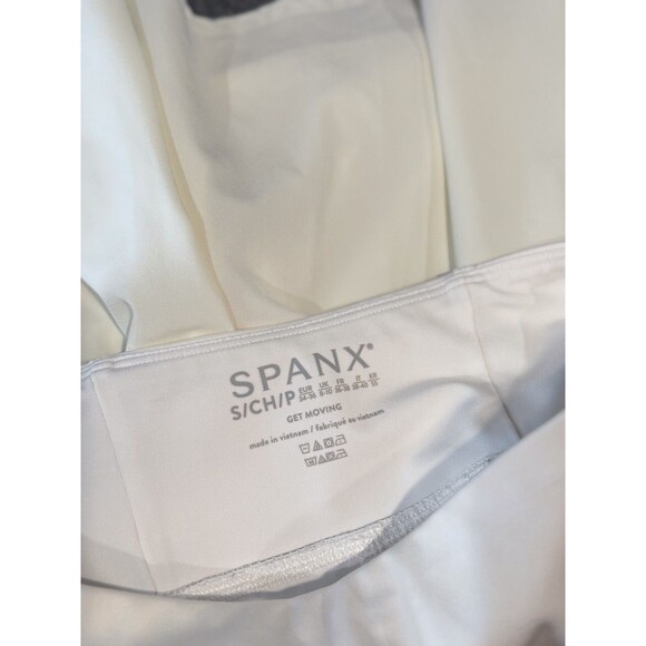 Spanx Womens Skort White Get Moving Mini Skirt A Line Tennis Stretch Golf Small - Picture 3 of 8